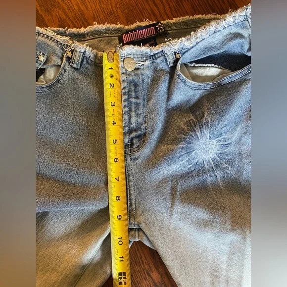 Vintage Bubblegum Light Blue Denim Jeans | size 9/10 - Picture 6 of 7